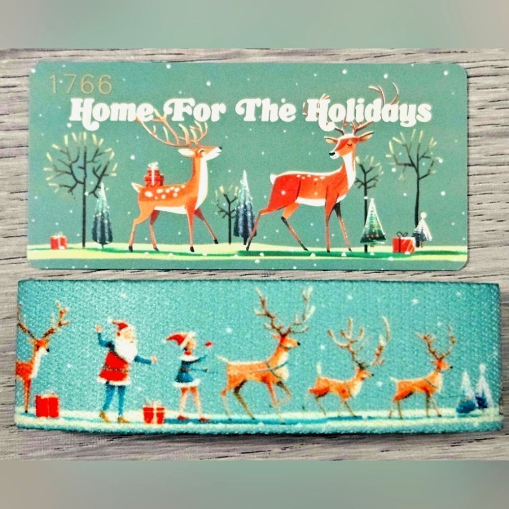ZOX "HOME FOR THE HOLIDAYS" #1766 ADVENT Sold Out Medium Collectible Wristband